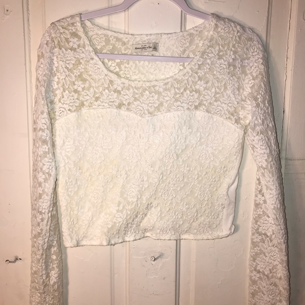 Lace crop top